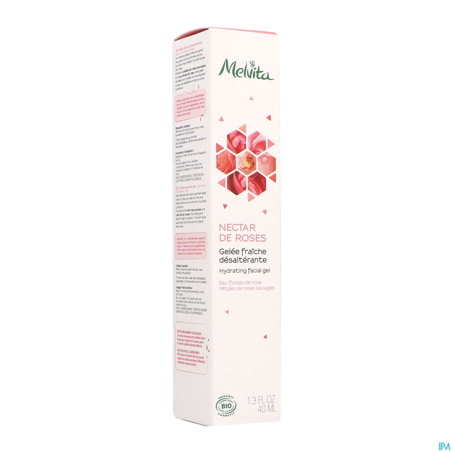 Melvita Nectar De Rose Gel Desalterant Bio 40ml