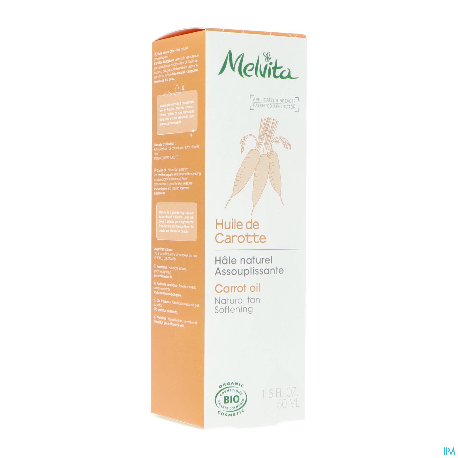 MELVITA HLE DE CAROTTE 50ML