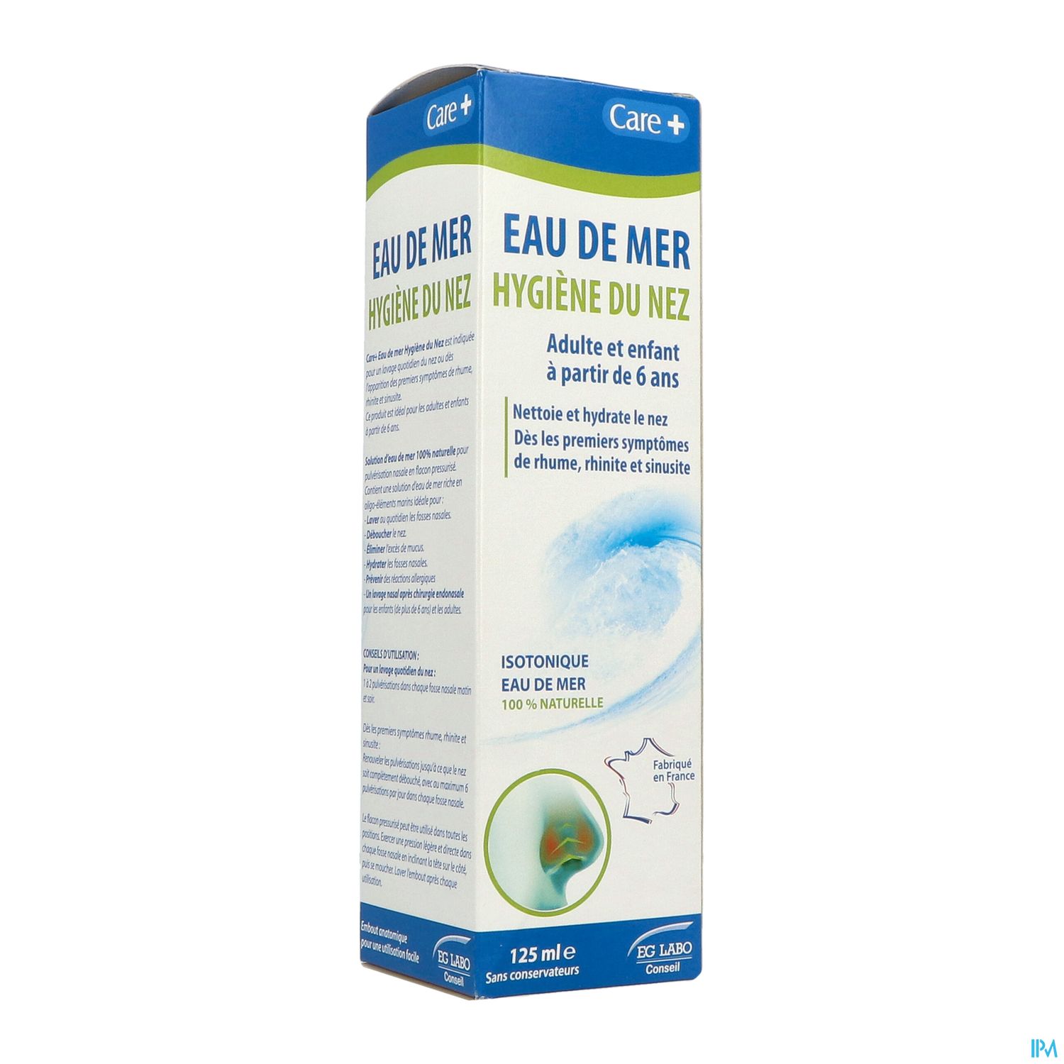 CARE+ EAU DE MER HYG NEZ +6A 125ML