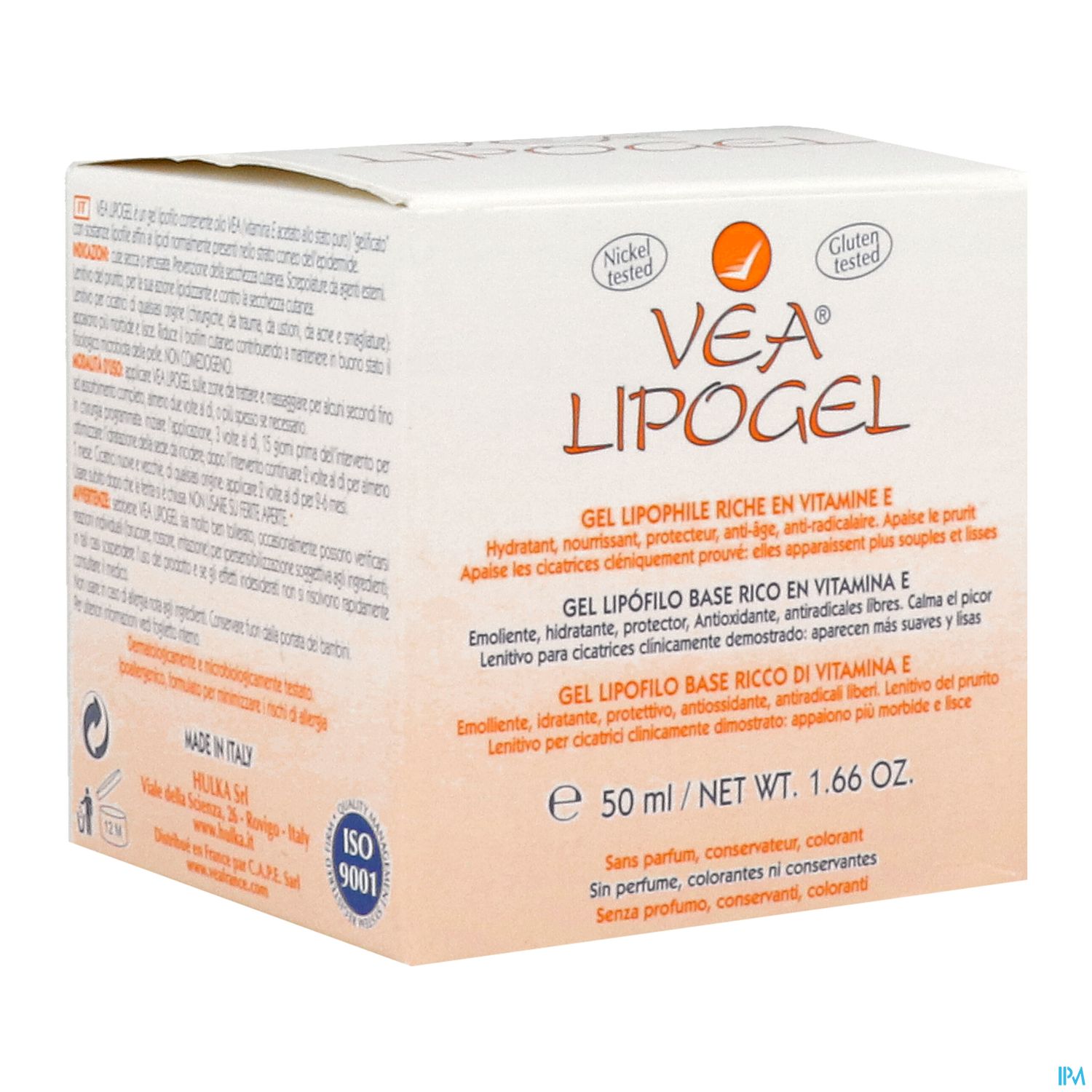 VEA LIPOGEL GEL SOIN 50ML