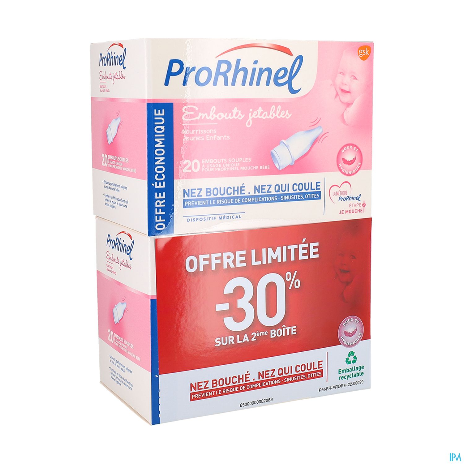 PRORHINEL EMB NASAL JETABLE 20X2
