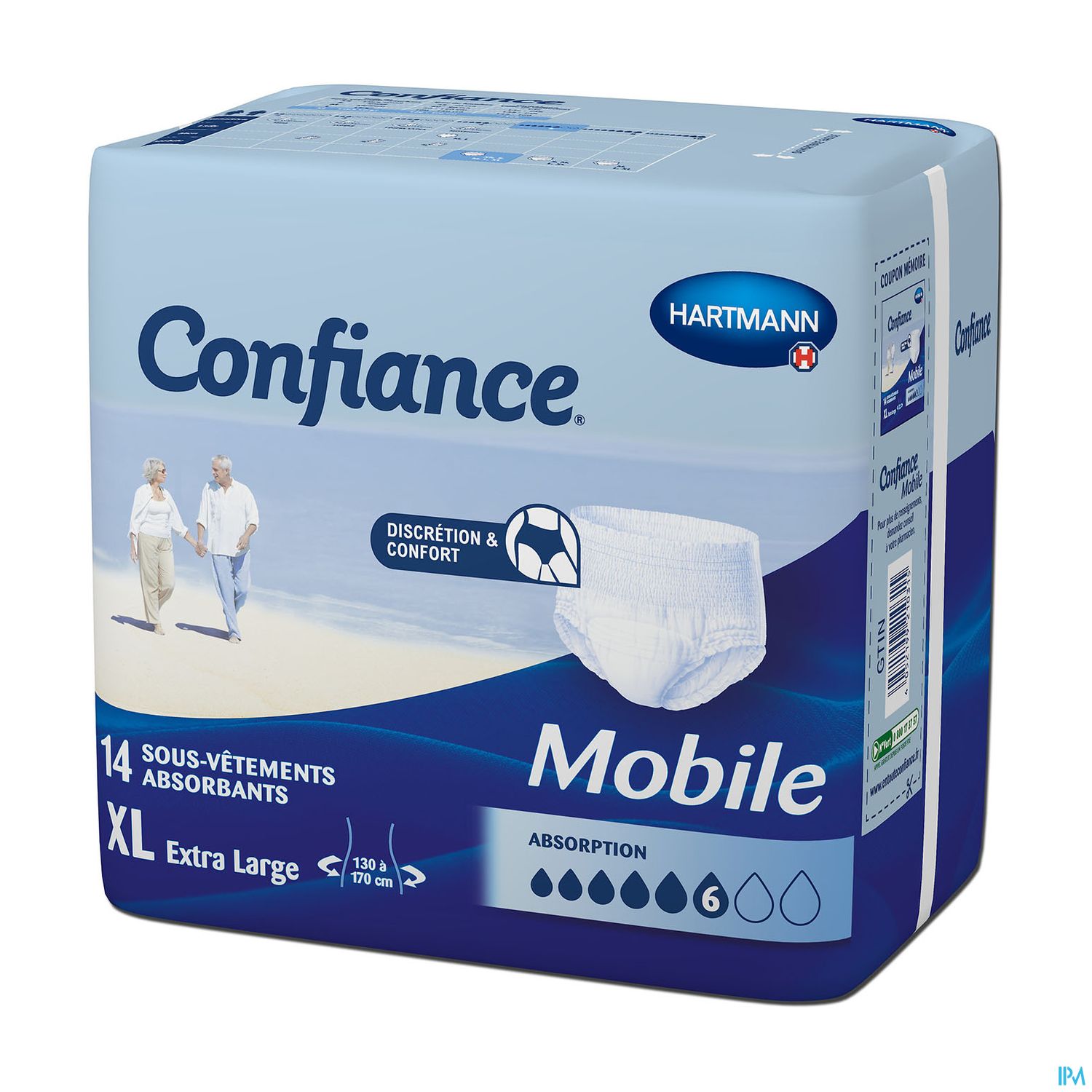 CONFIANCE MOBIL SLIP ABSOR 6G XL14