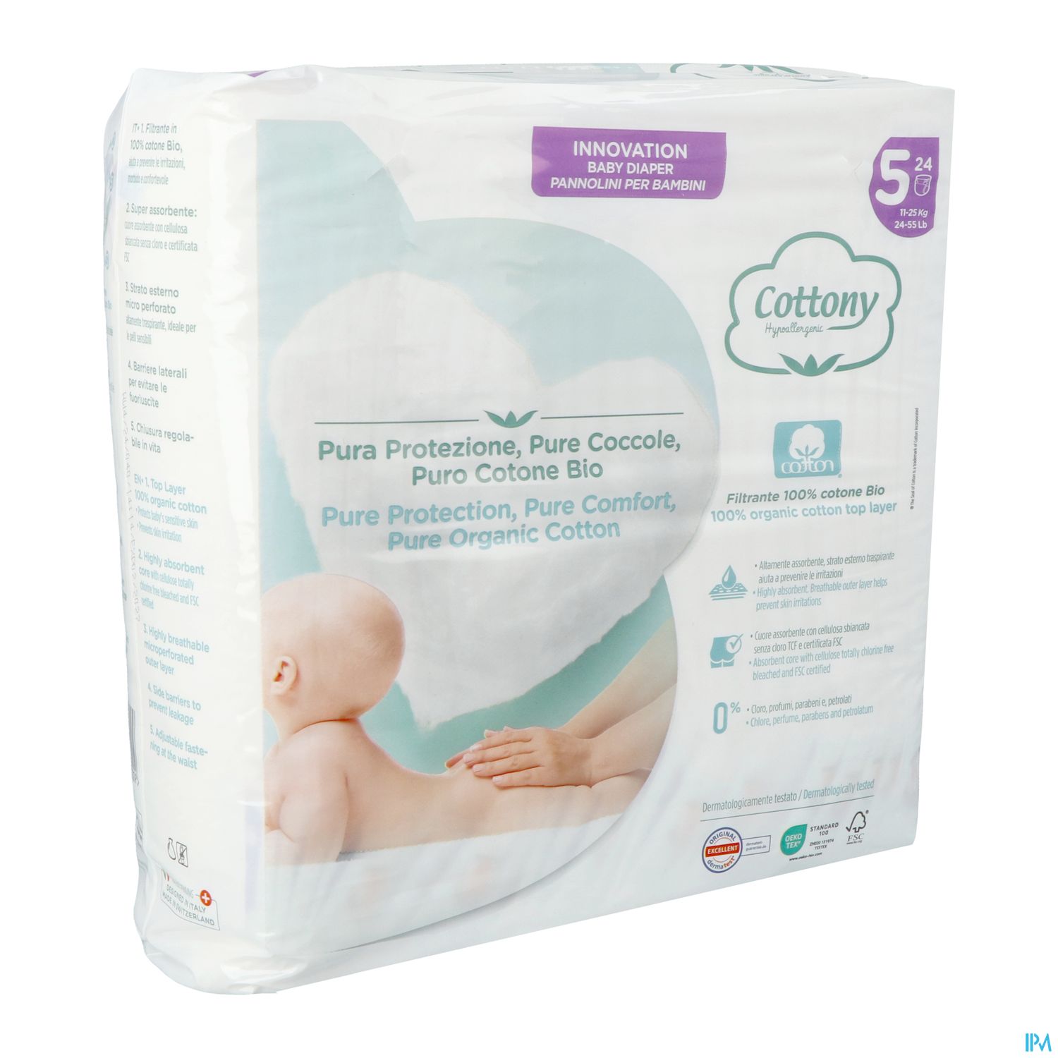 COTTONY COUCHE BB 11-25KG T5 24