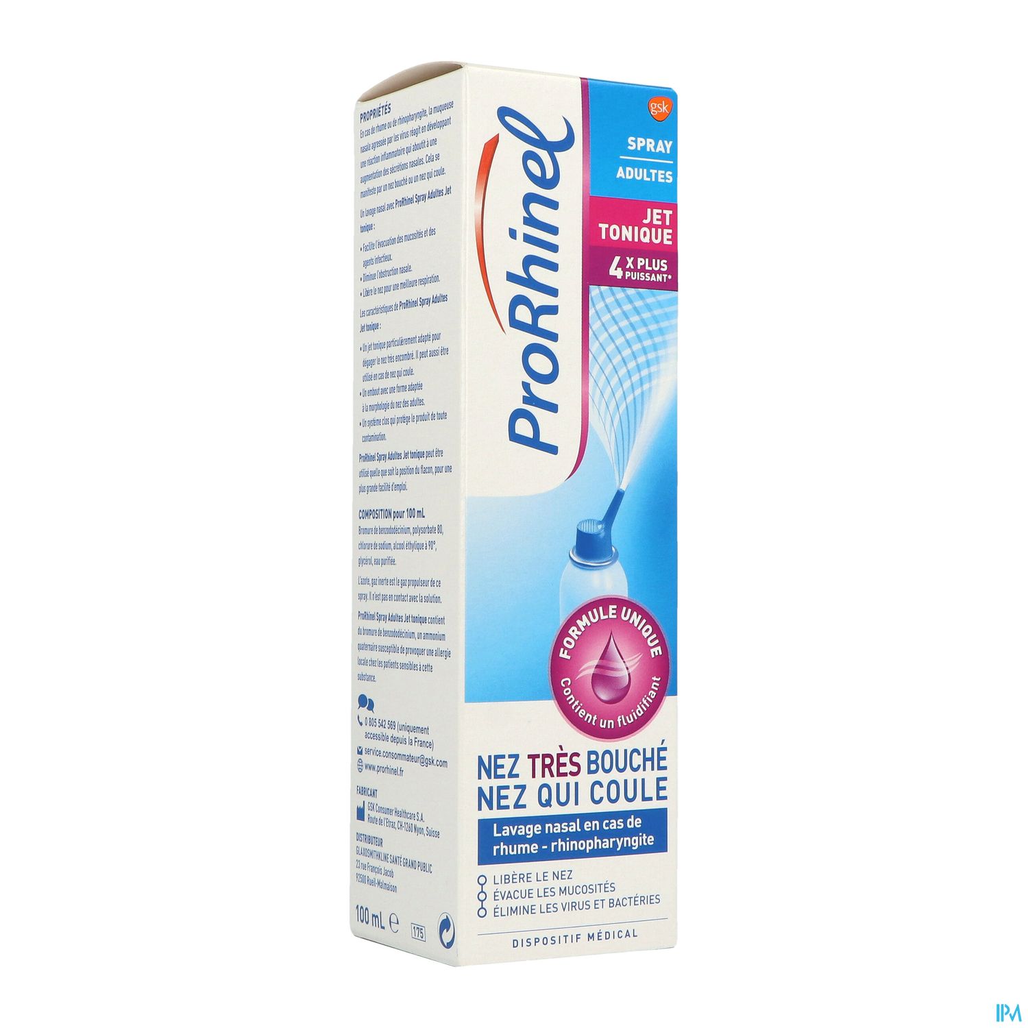Prorhinel Spray Jet Tonique Adulte 100ml