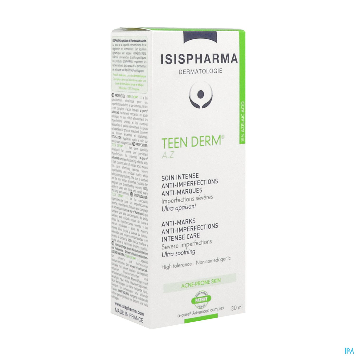 TEEN DERM AZ SOIN INTENSE 30ML