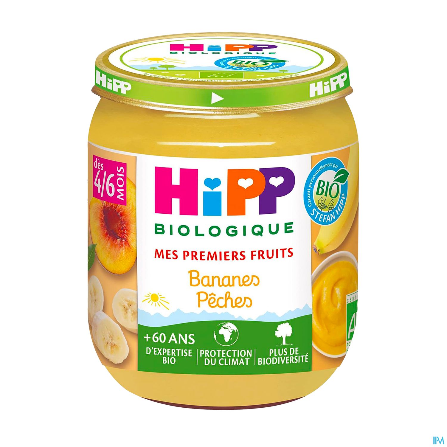 HIPP COMPOTE BANANE PECH POT 125G