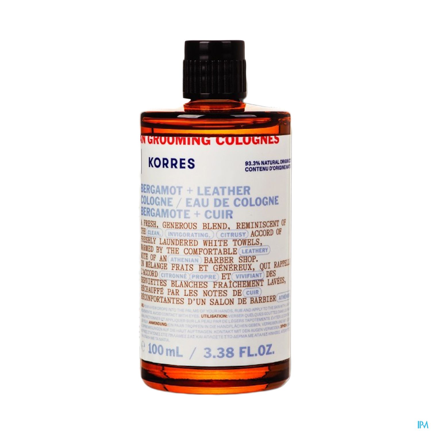 KORRES EDC H BERGAMOTE/CUIR 100ML