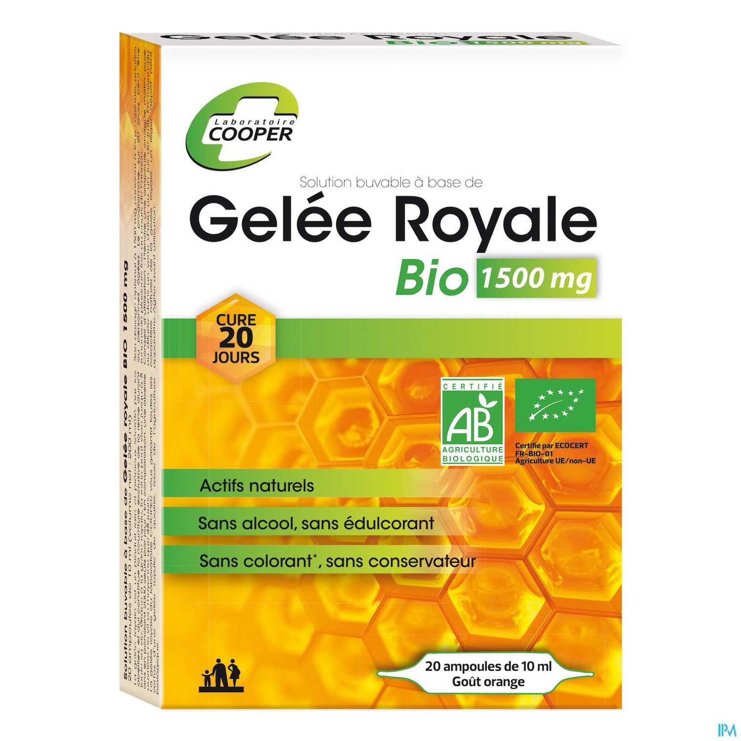 GELEE ROYALE COOPER 1500MG AMP20