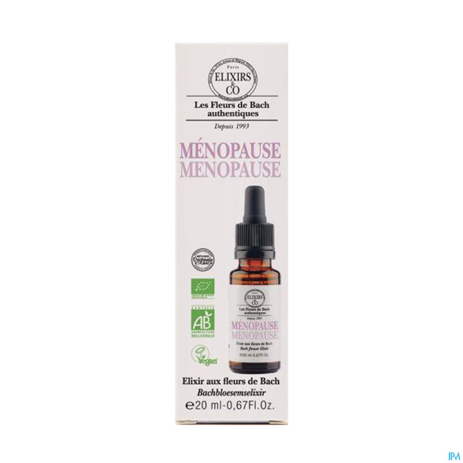 Elixirs Co Les Fleurs De Bach Menopause Bio Gouttes 20ml