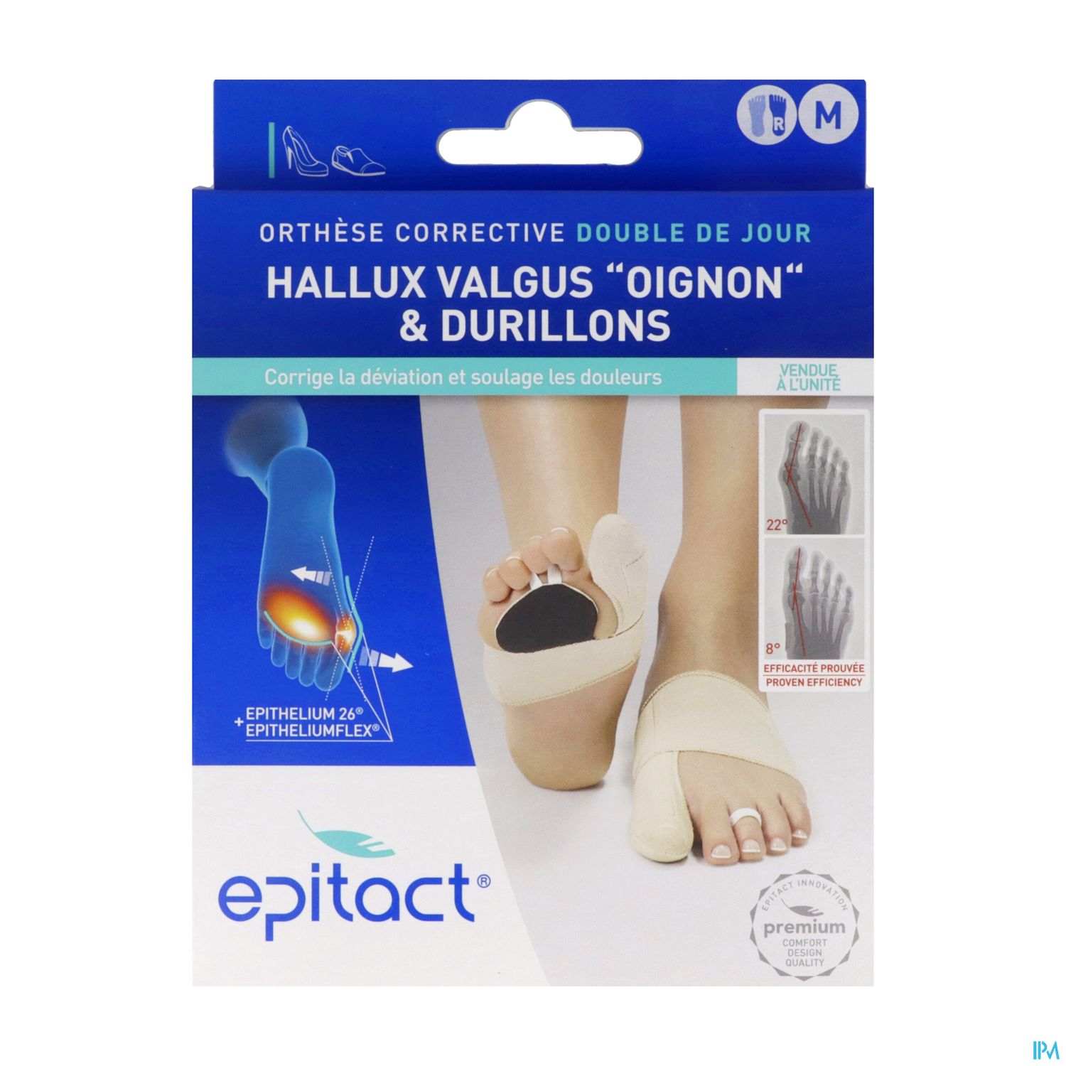 ORTH EPITACT HAL/VAL DBL P/DROIT M
