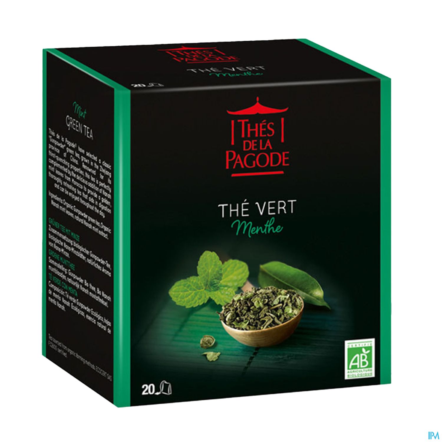Thes De La Pagode The Vert Menthe Bio Infusette 20
