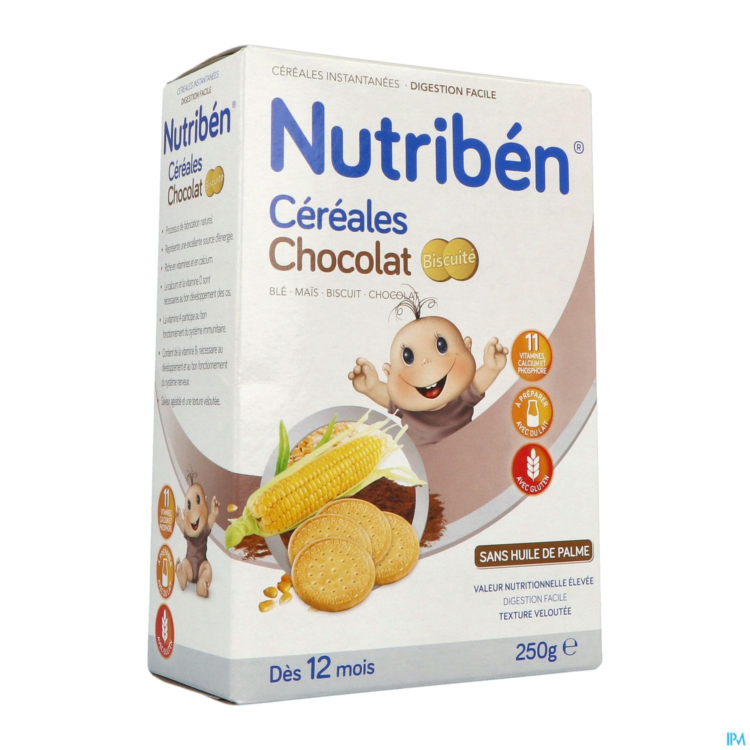 NUTRIBEN CEREAL CHOCO BISC 250G