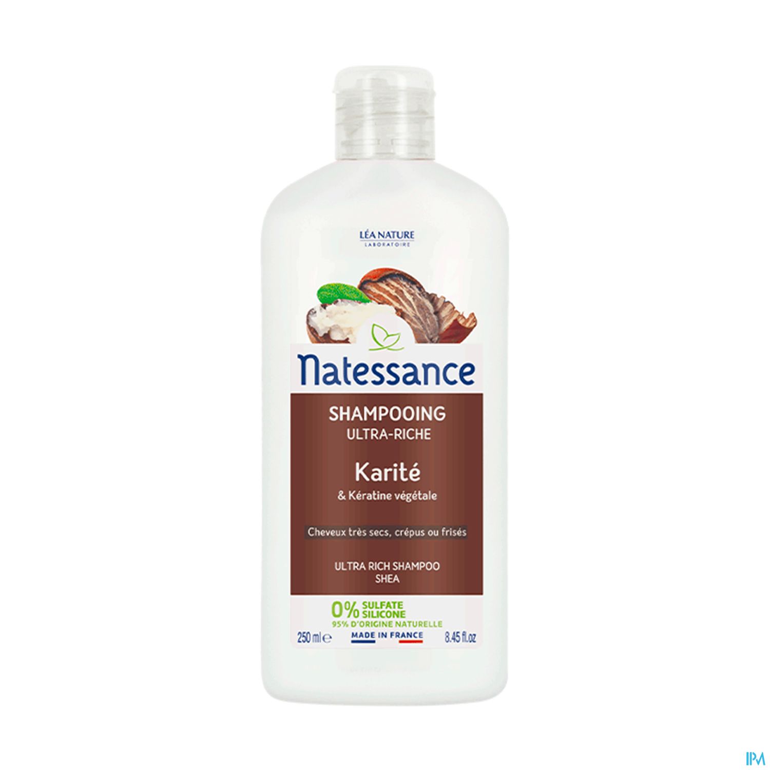 NATESSANCE SH CR KARITE/KERA 250ML