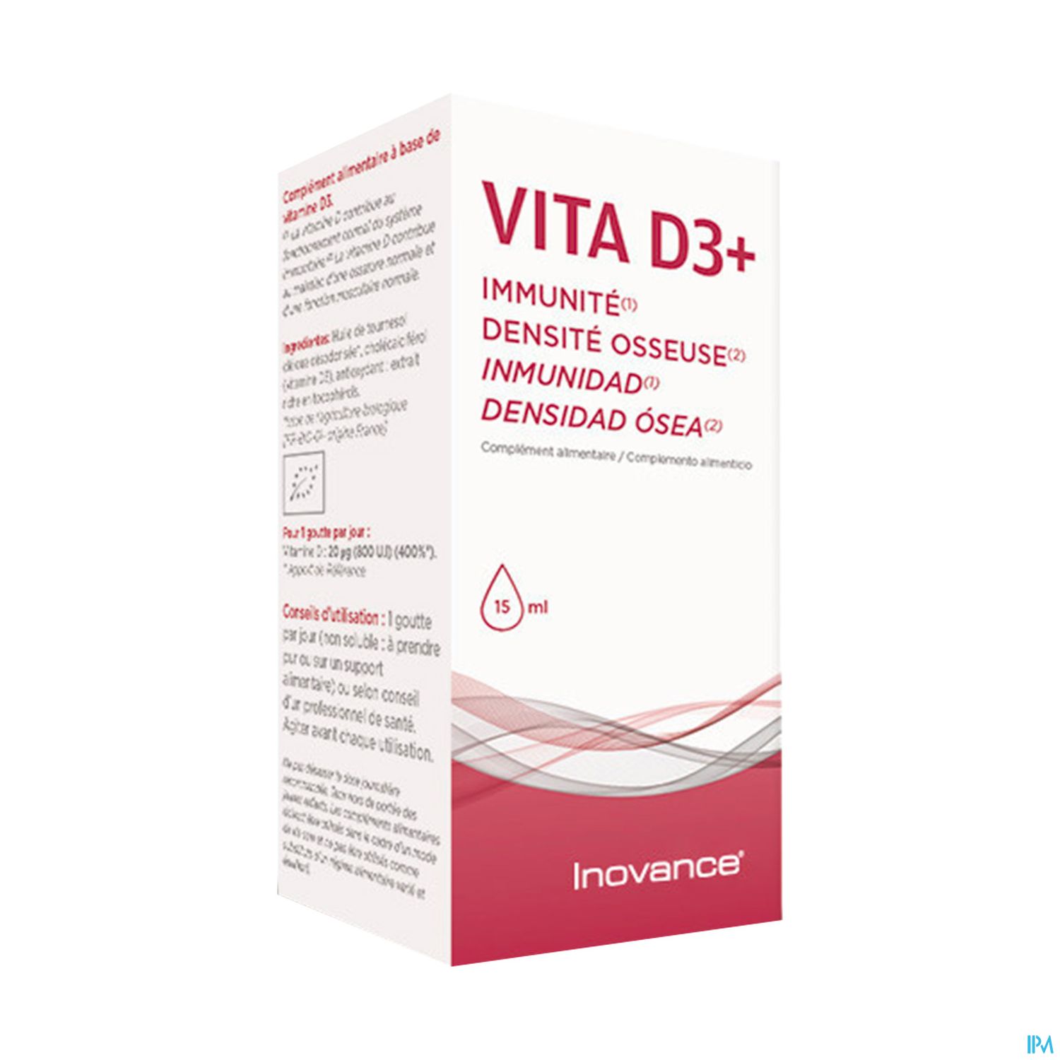 Inovance Vitamine D3+ Gouttes 15ml