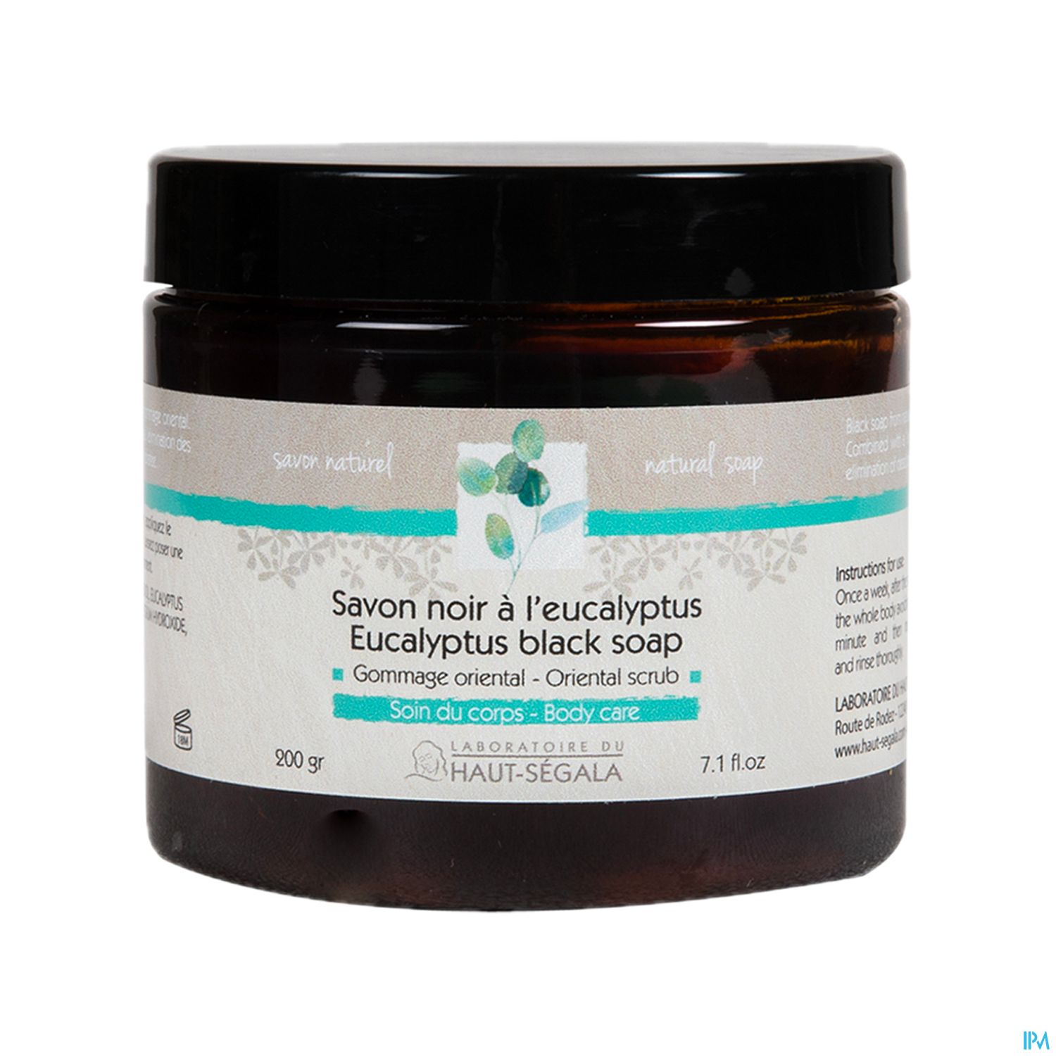 Laboratoire Du Haut-segala Savon Noir A l'eucalyptus 200 Gr