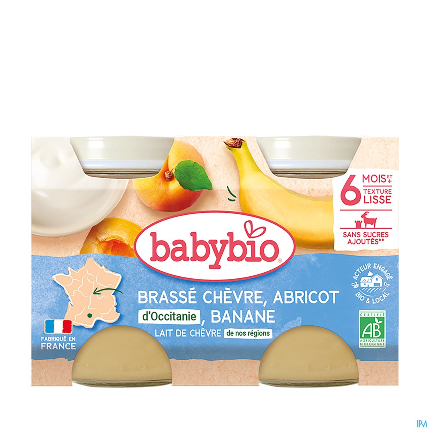 BABYBIO BRASSE CHEV ABR/BAN2X130G