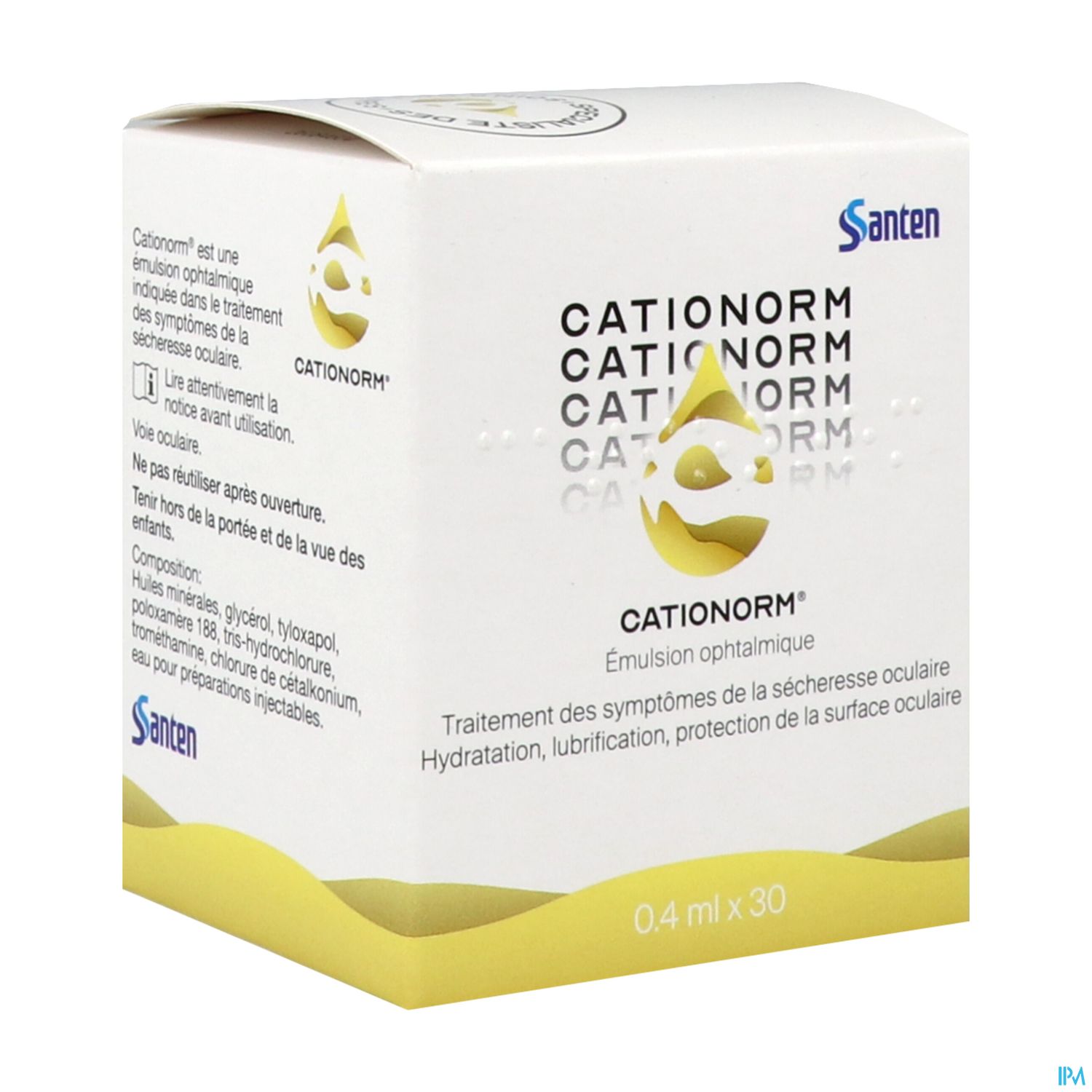 CATIONORM EMULS OPHTAL UNIDOS30 — Pharmacie Européenne 24/24 by Nexum