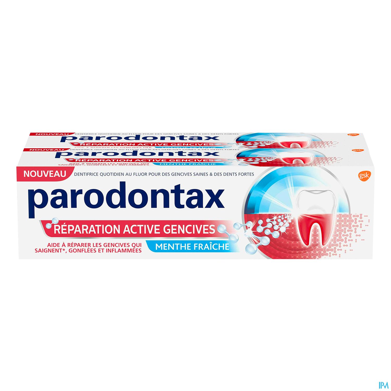 PARODONTAX DENT REPAR ACTIV 75MLX2