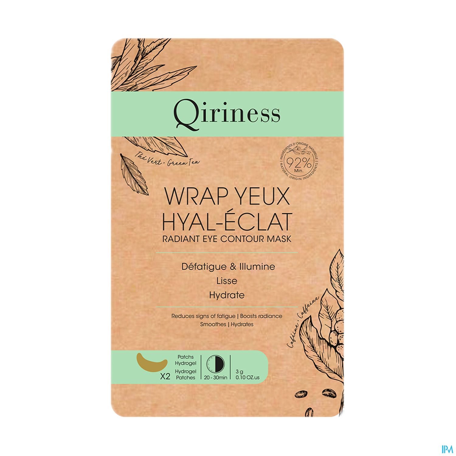 Qiriness Wrap Yeux Hyal Eclat Patch 3g