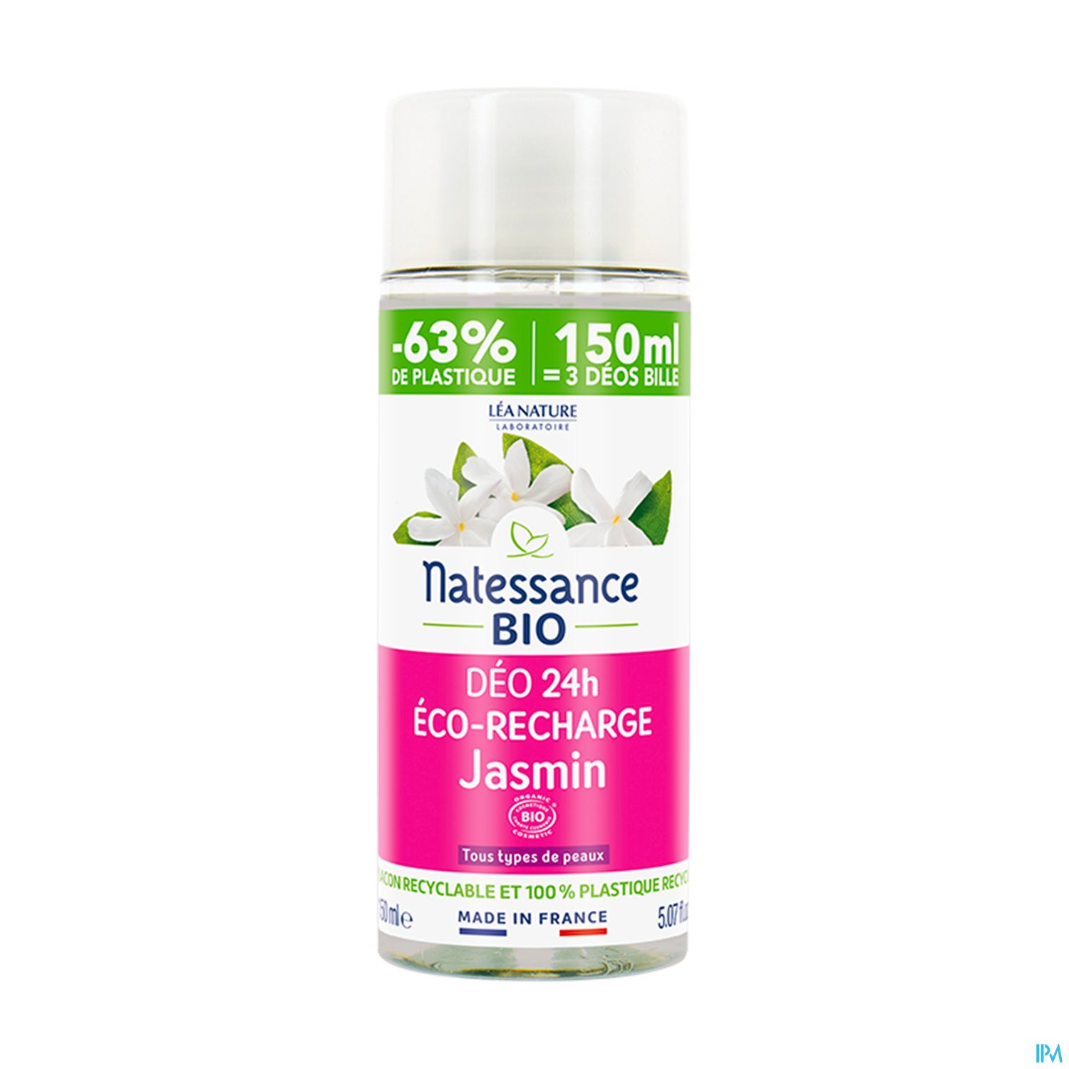 NATESSANCE BIO DEO RECH JASM 50ML