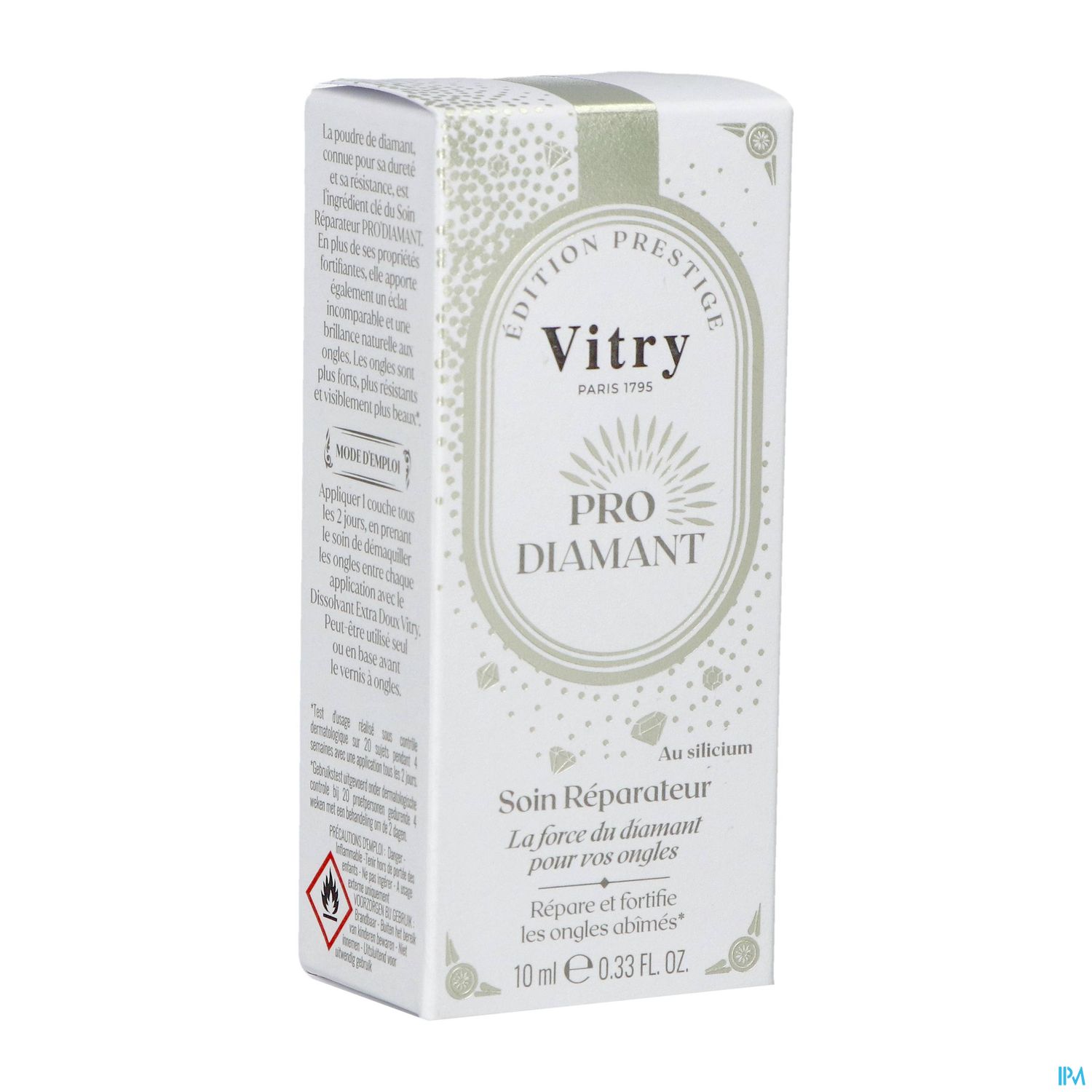 Vitry Pro Diamant Solution Soin Reparateur Ongles 10ml