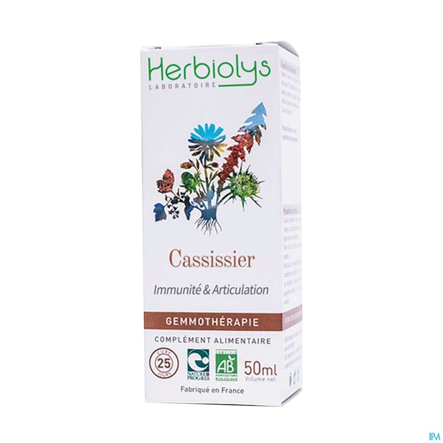 HERBIOLYS BOURG CASSISSIER BIO50ML