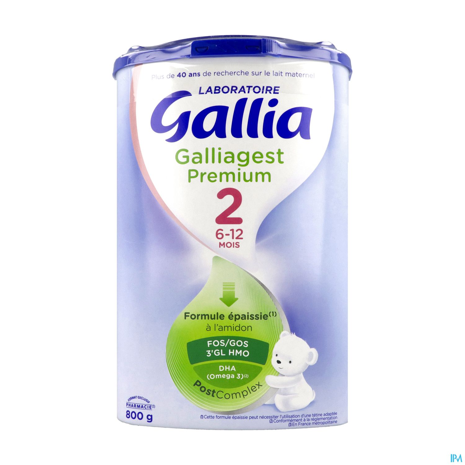 GALLIAGEST PREMIUM 2 LAIT PDR 800G