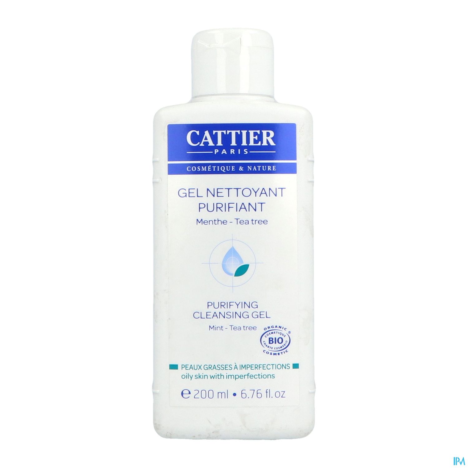 Cattier Peau Jeune Gel Nettoyant Purifiant Bio 200ml