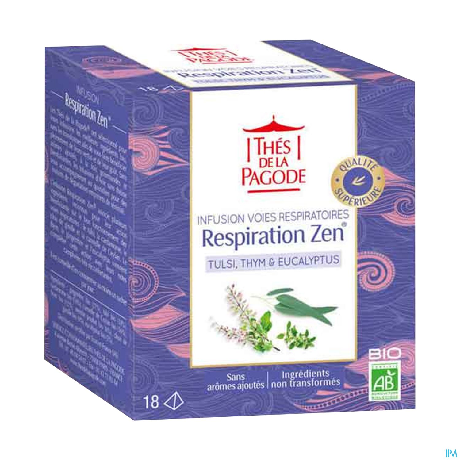 Thes De La Pagode Infusion Respiration Zen Bio Infusette 18