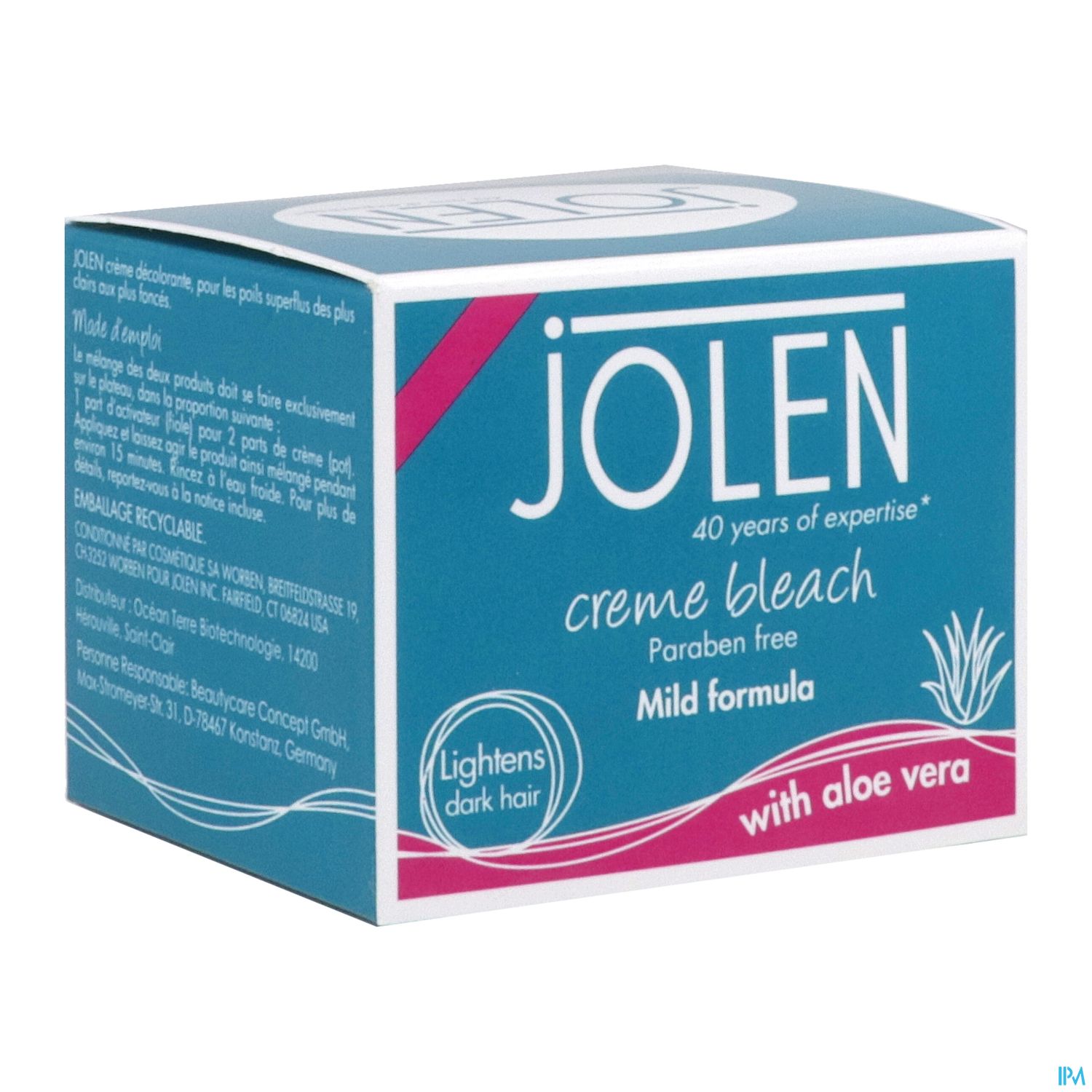 JOLEN CR DECOLORANT ALOE VERA30ML