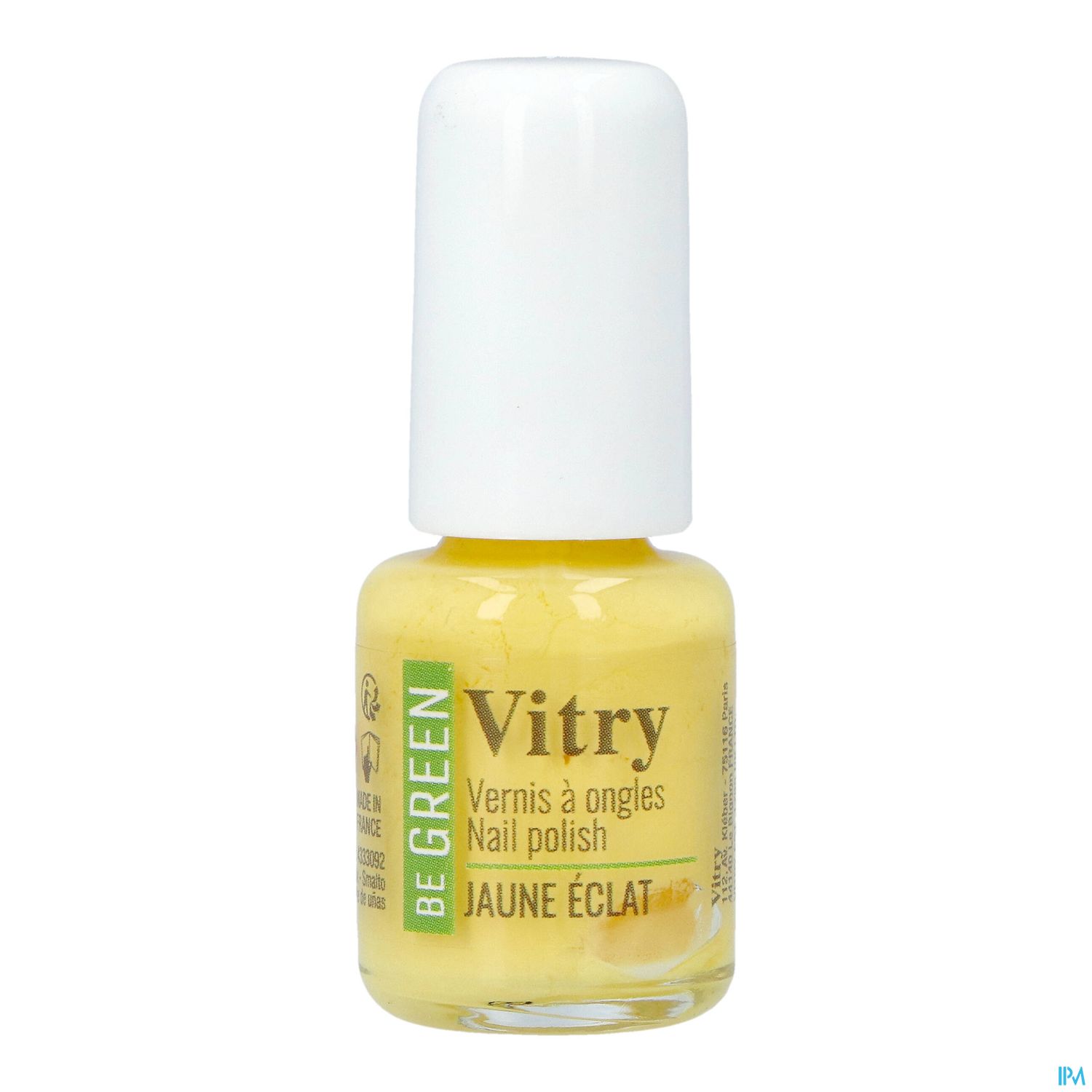 Vitry Be Green Vernis Ongles Jaune Eclat 6ml