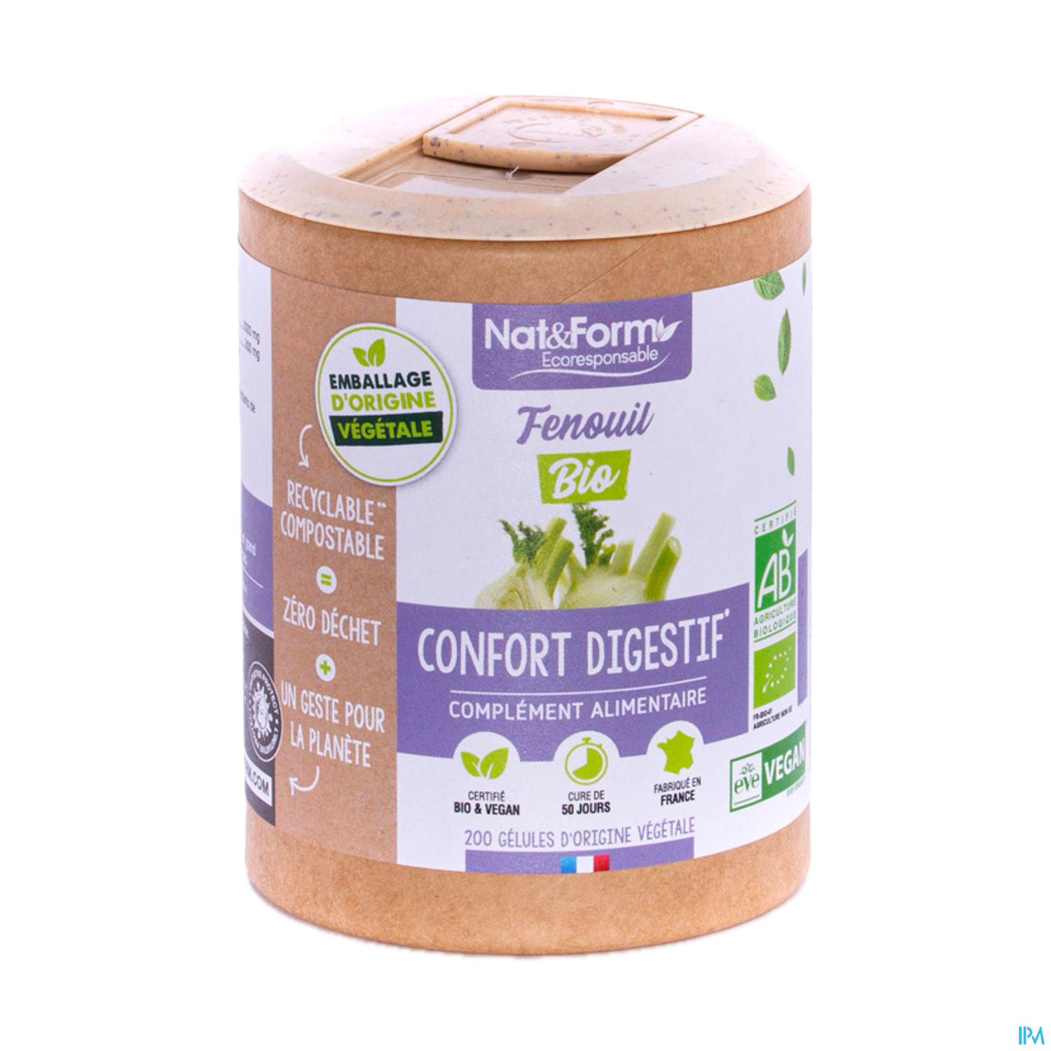 NAT&FORM ECO FENOUIL BIO GELVEG200