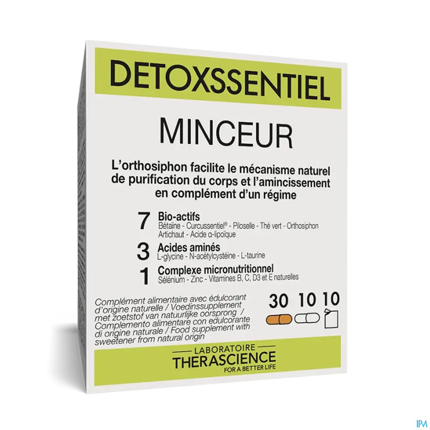 Therascience Detoxssentiel Minceur Gelule 40 + Sachet 10