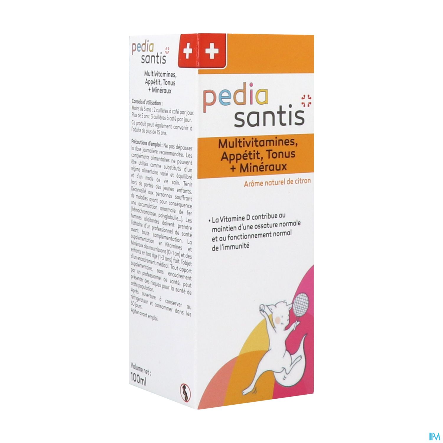 Santis Pediasantis Multivitamines + Mineraux 100ml