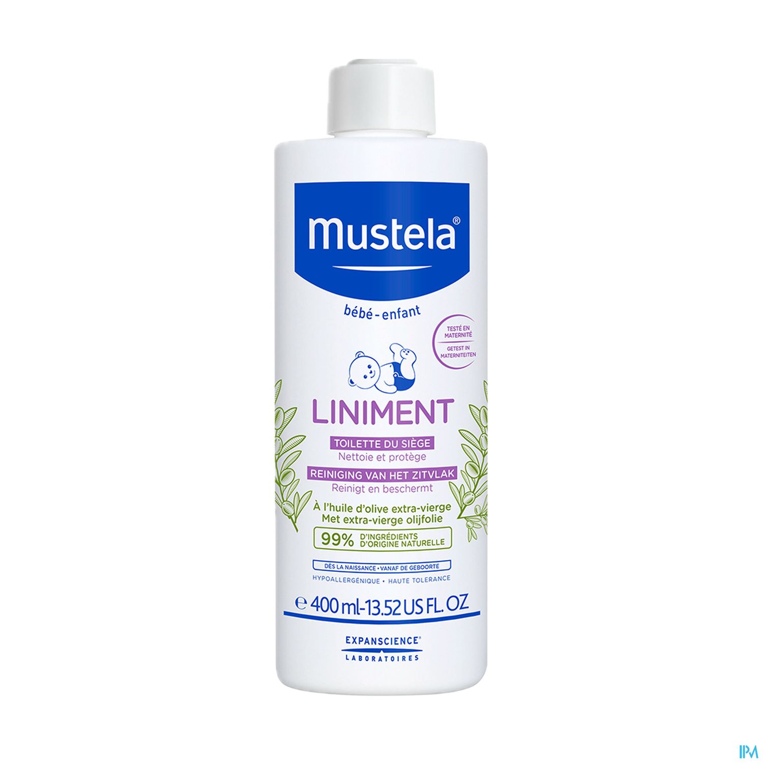 MUSTELA BB LINIMENT FL POMPE 400ML