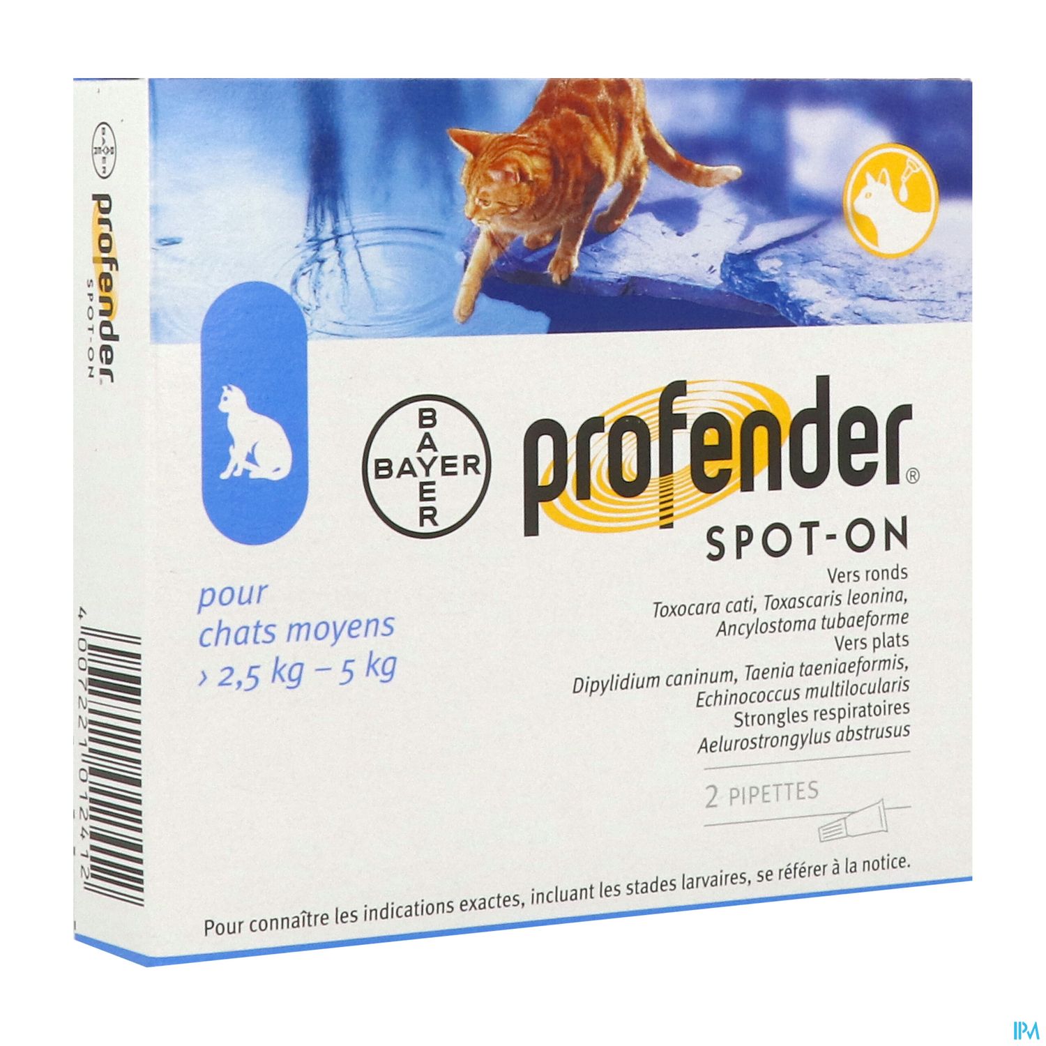 Profender Spot On Solution Externe Chat Moyen 0ml70 2