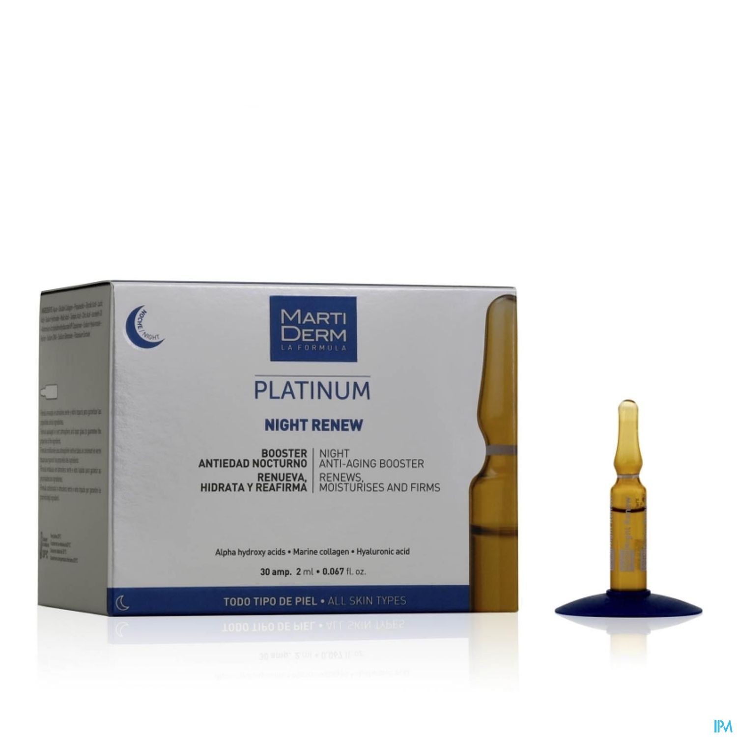 Martiderm Platinum Night Renew Ampoule 2ml 30