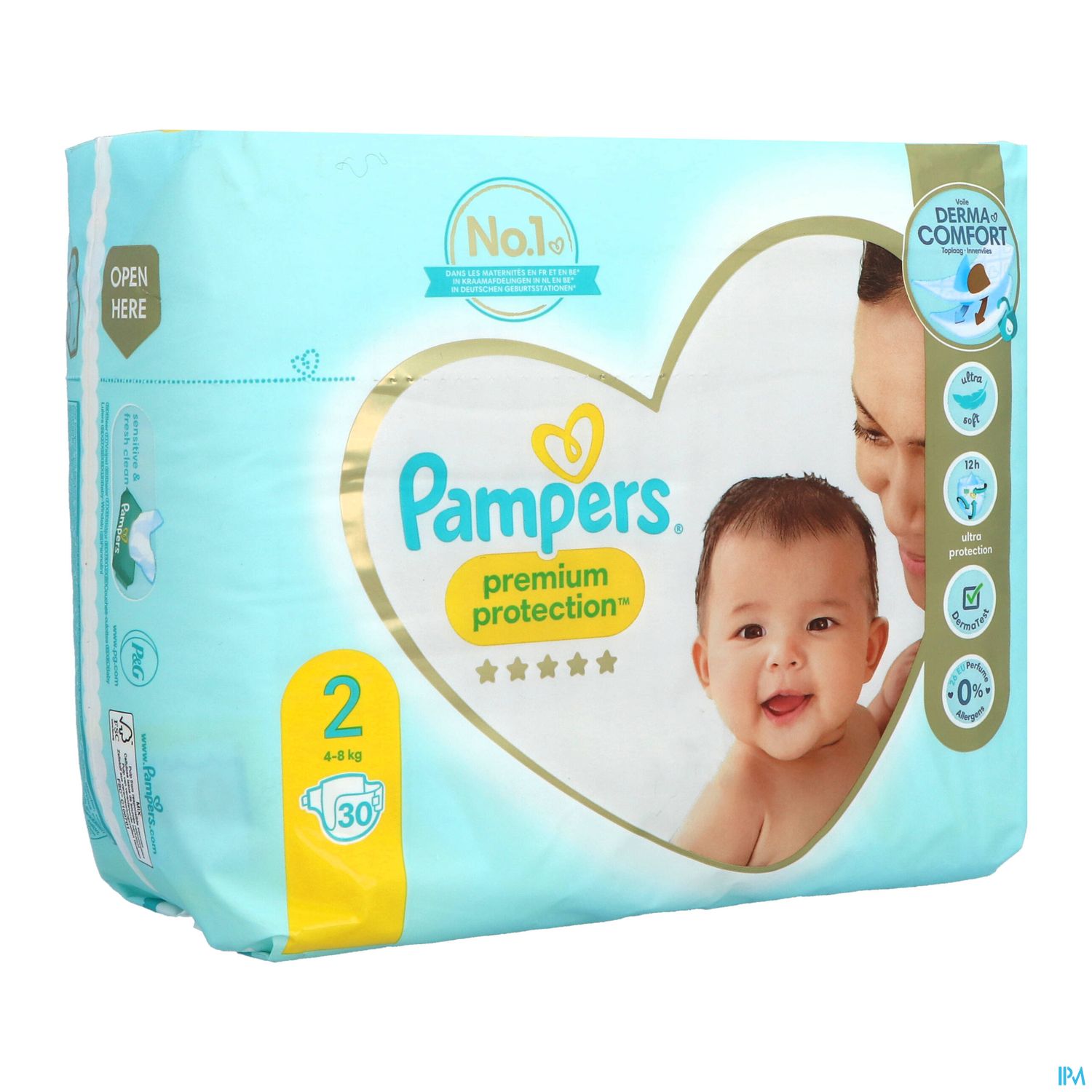 Pampers Premium Protection T2 Change Complet 4/8kg 30