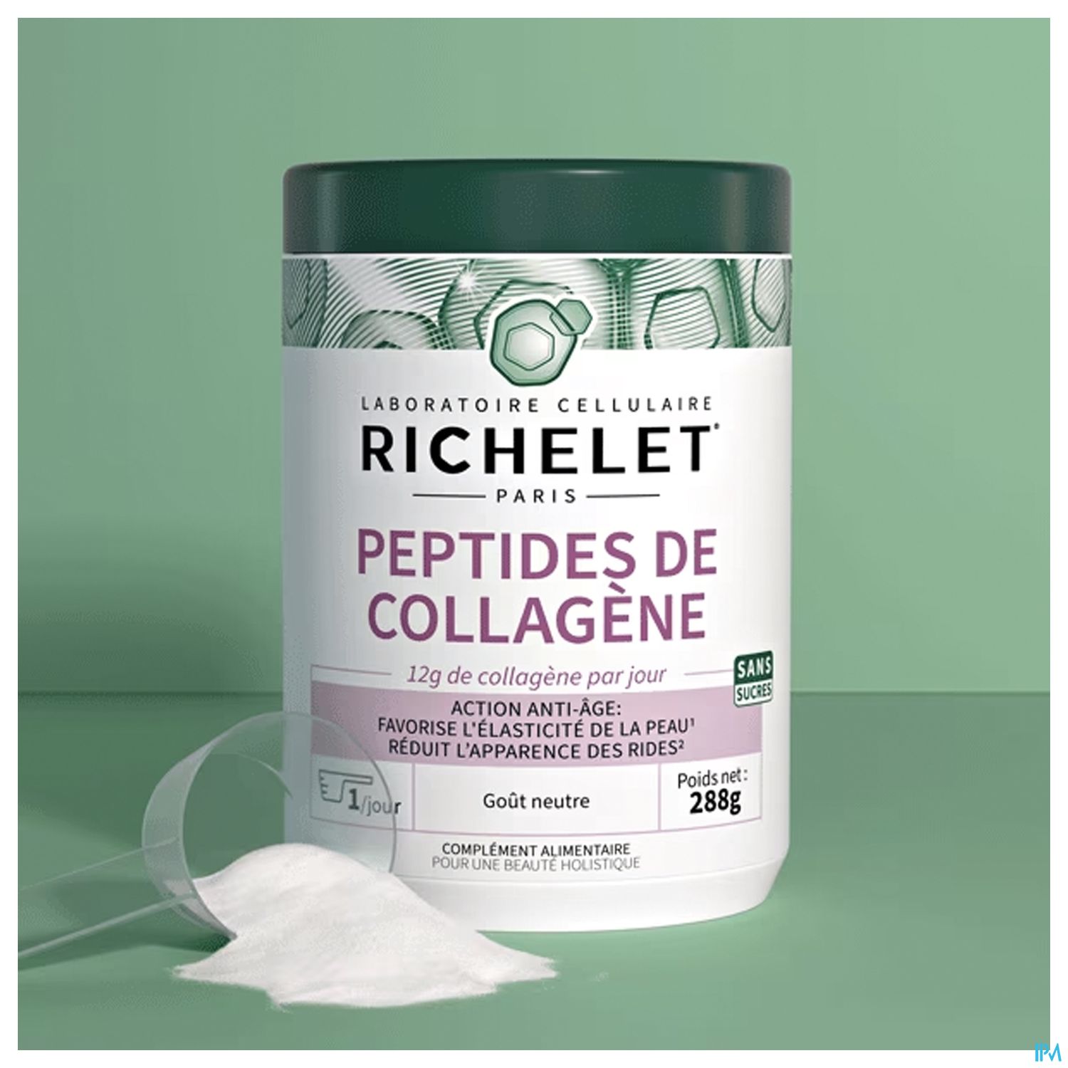 Richelet Regeneration De La Peau Peptides De Collagene Pot 288g