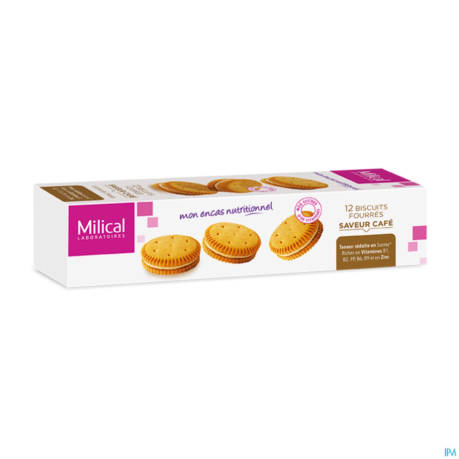 MILICAL BISCUIT FOURRE CAFE 12