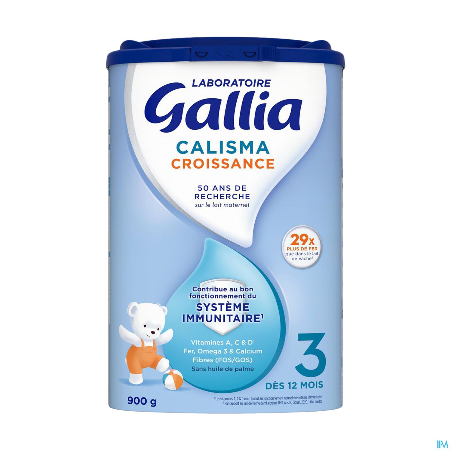GALLIA CALISMA 3 CROISS LAIT 900G