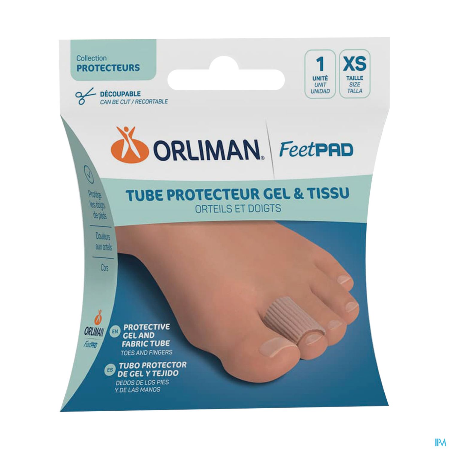 TUBE FEETPAD PROTECT ORT/DOIGT TXS