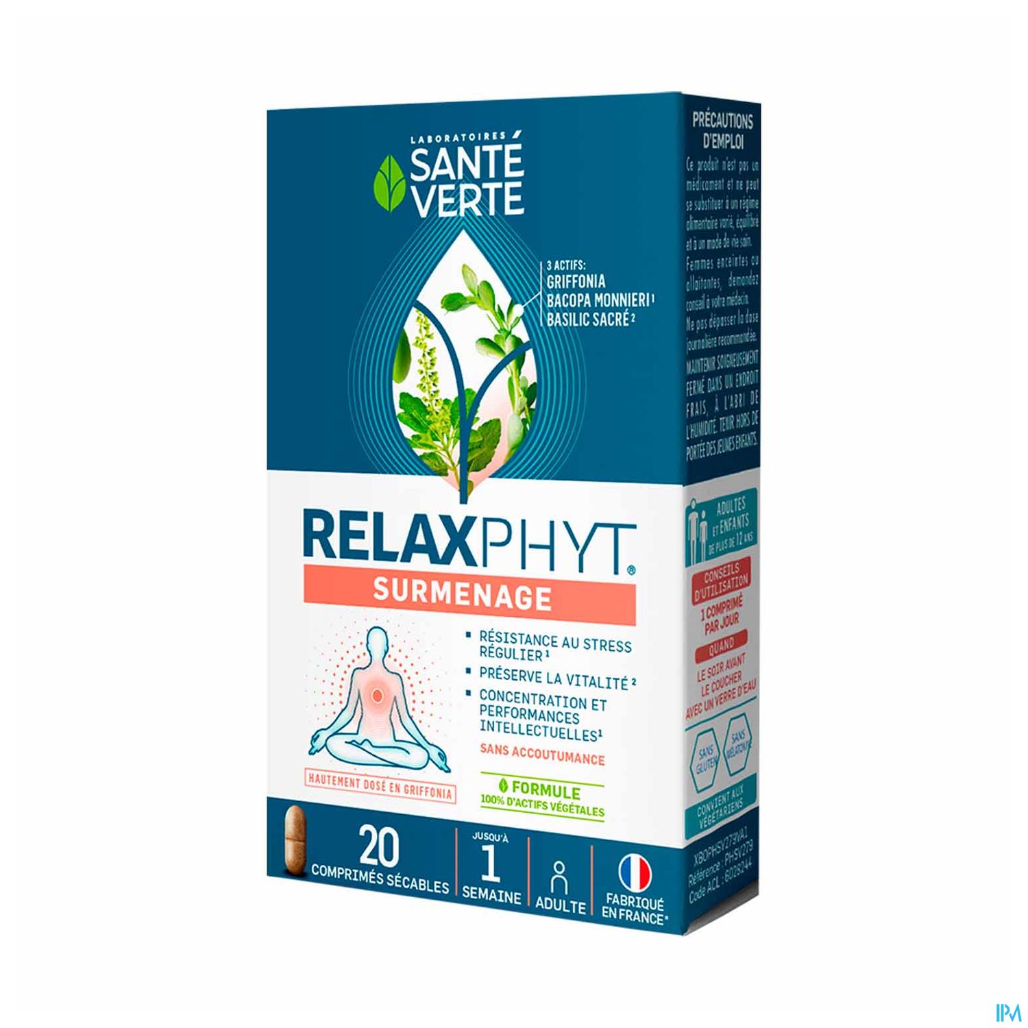 Sante Verte Serotisol Soulage Comprime 20