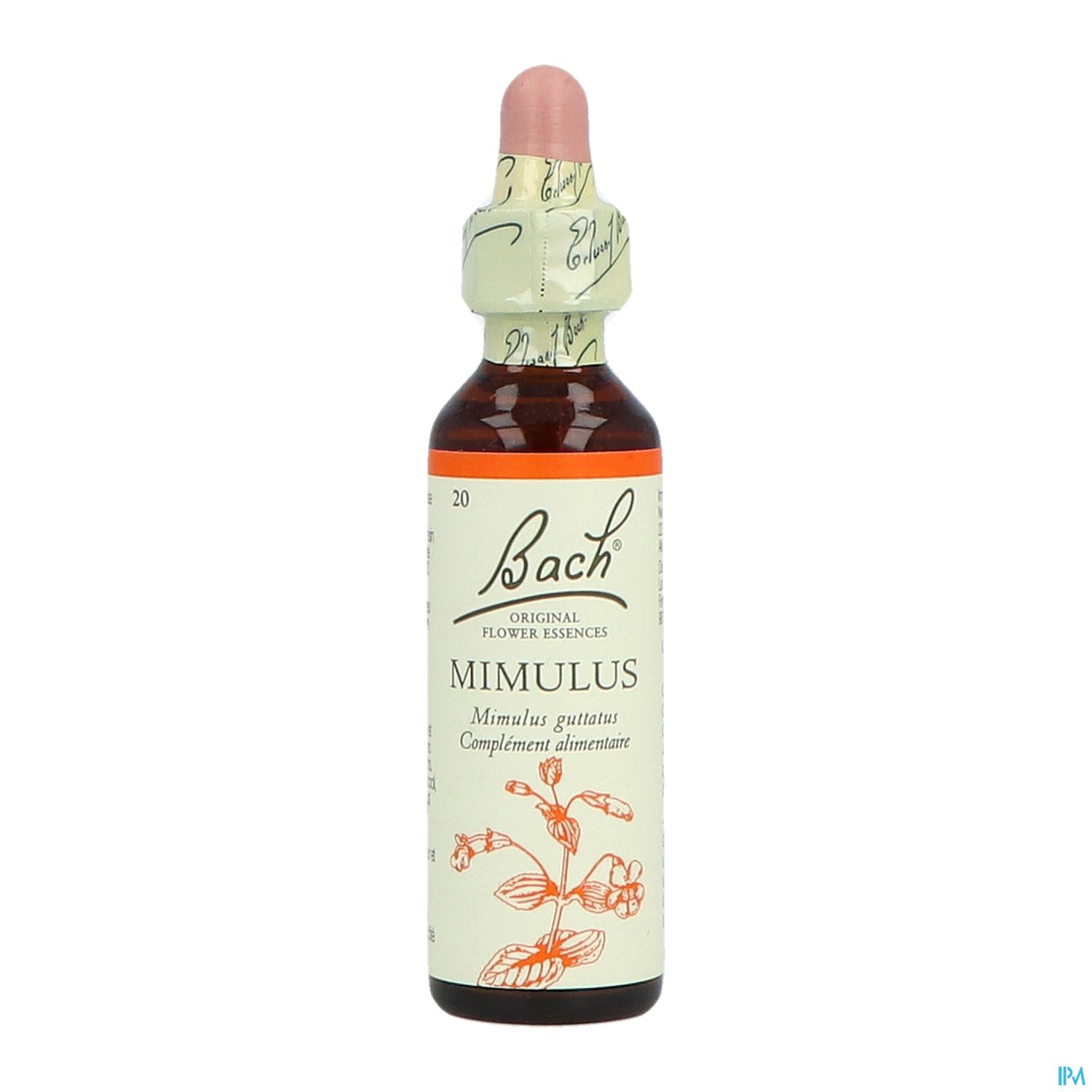 Fleurs De Bach Original 20 Mimulus Compte Gouttes 20ml