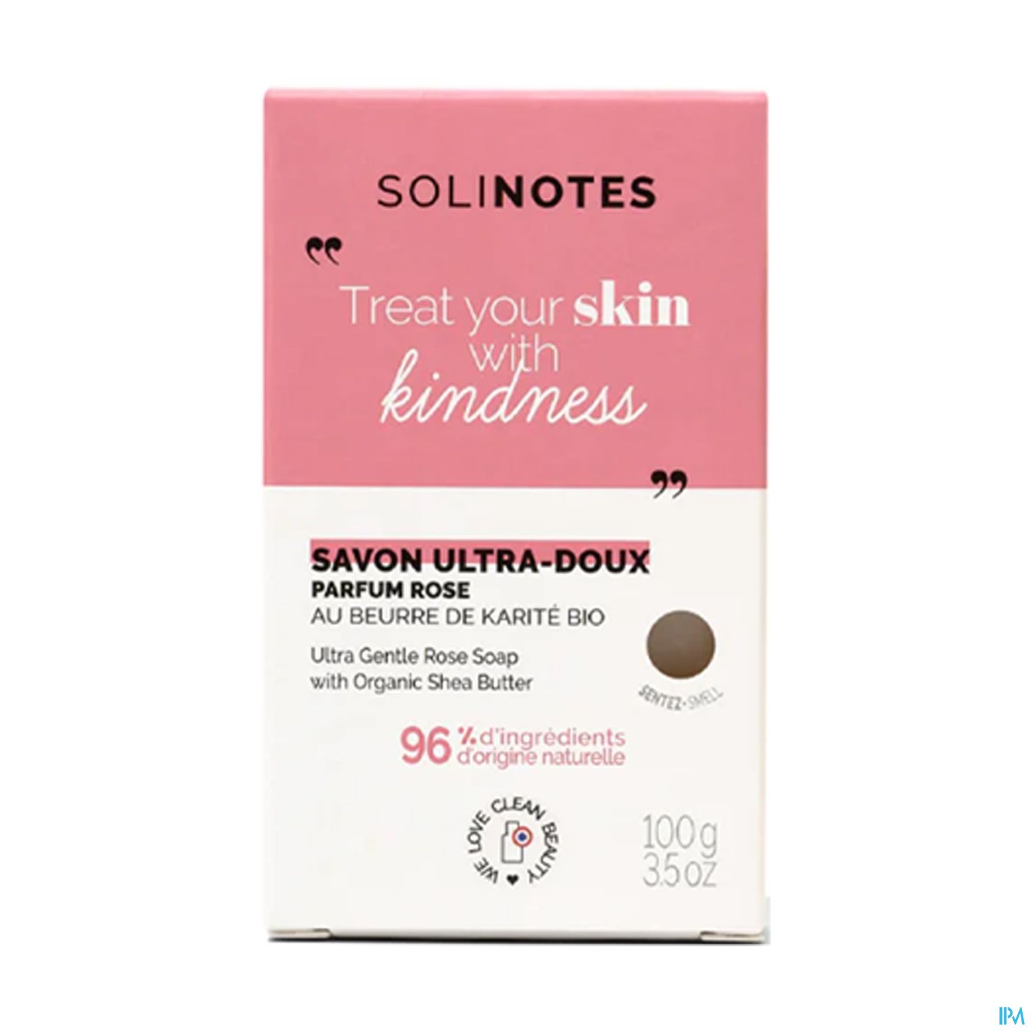 Solinotes Savon Solide Rose 100g
