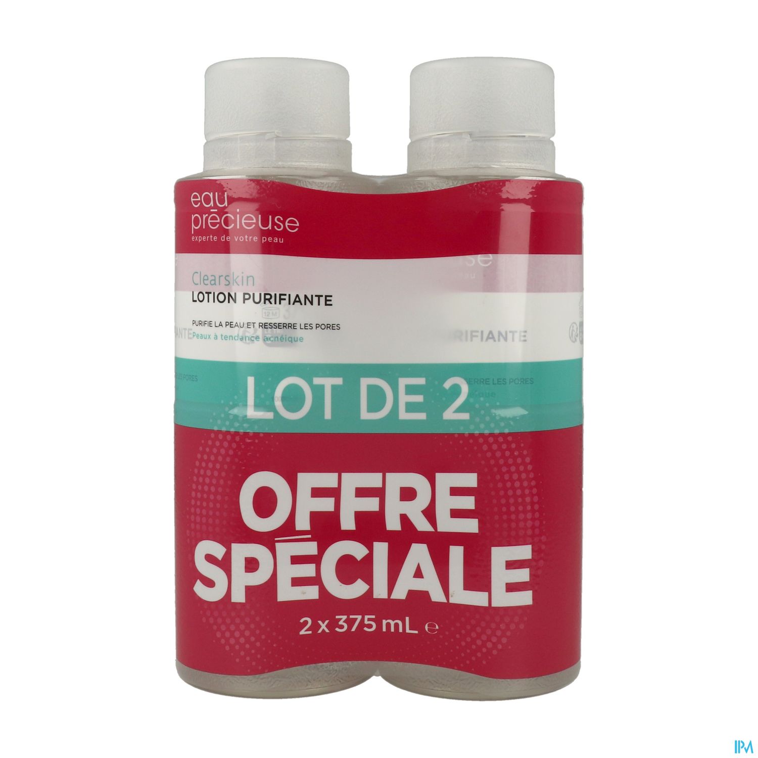 Eau Precieuse Lotion Purifiante Assainissante 375ml X2
