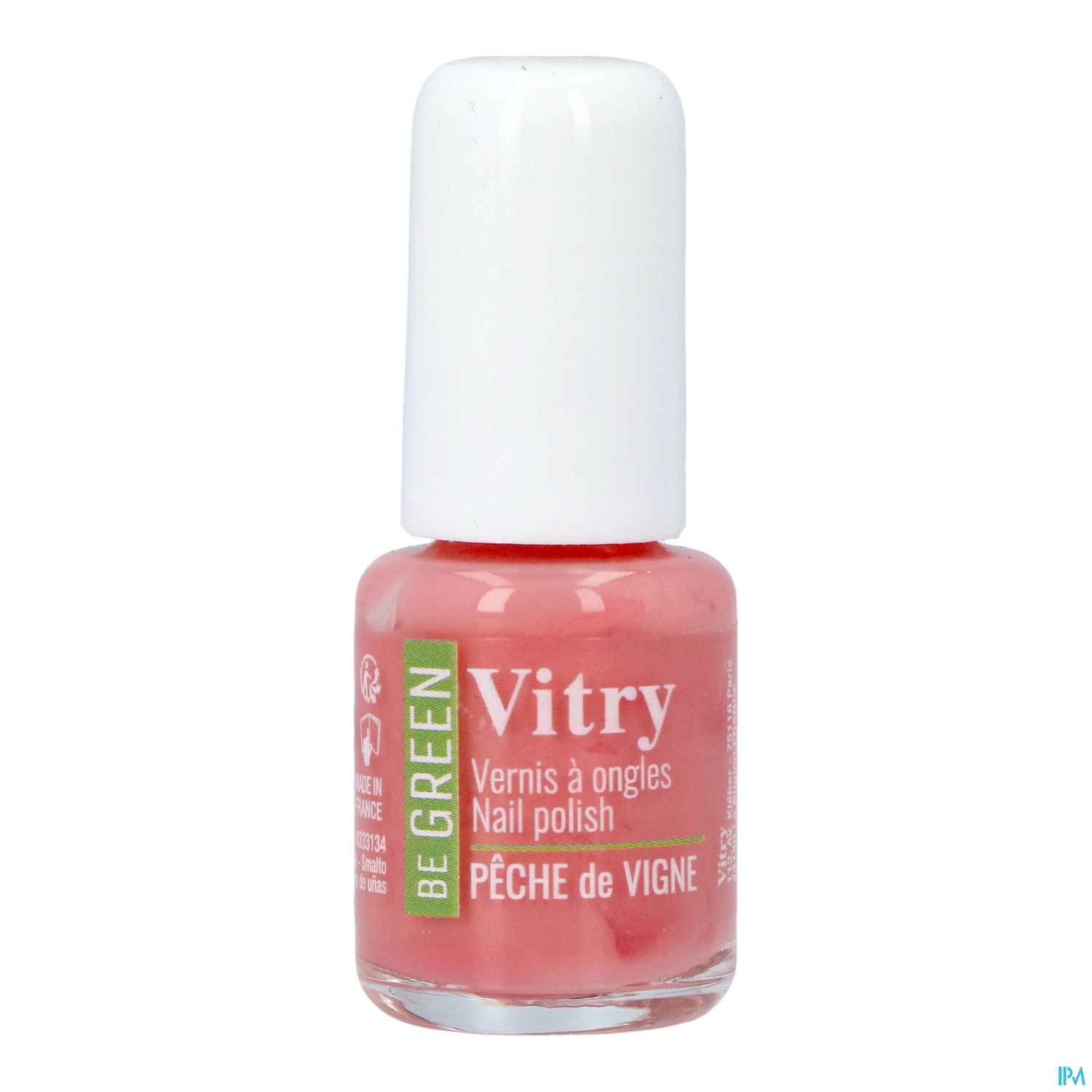 Vitry Be Green Vernis Ongles Peche Vigne 6ml