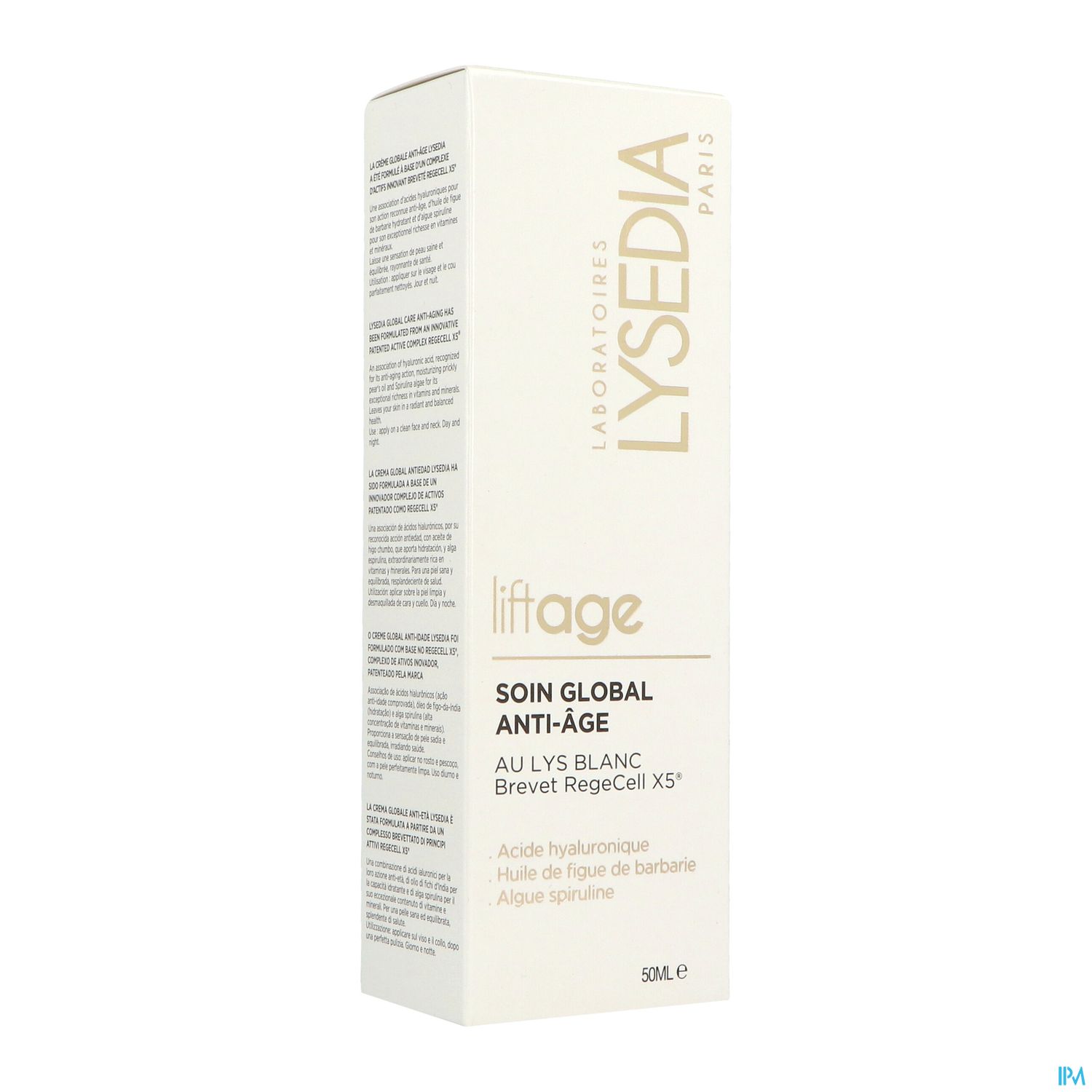 LYSEDIA LIFTAGE SOIN GLOB A/AG50ML