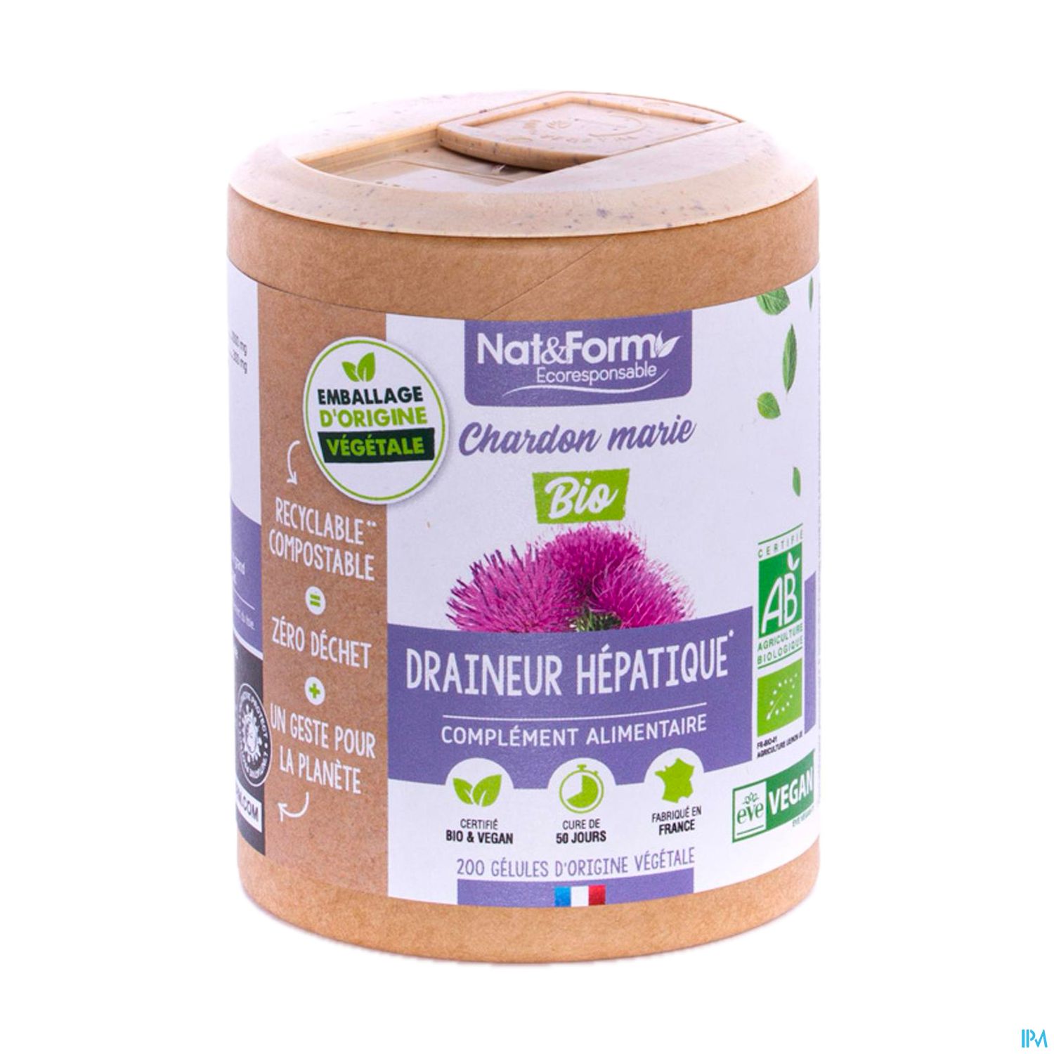 NAT&FORM ECO CHARDON M BIO GEL200