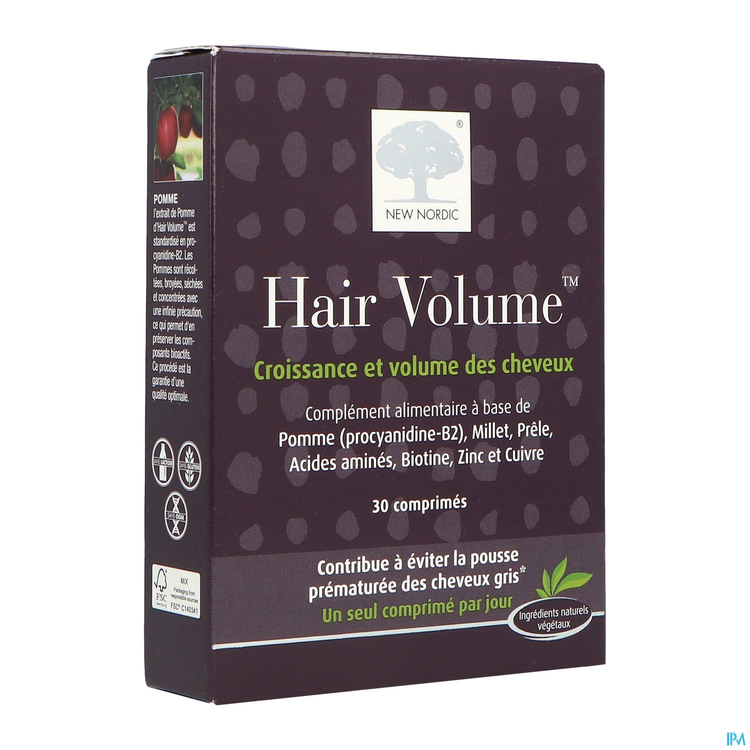 New Nordic Hair Volume Cheveux Comprime 30